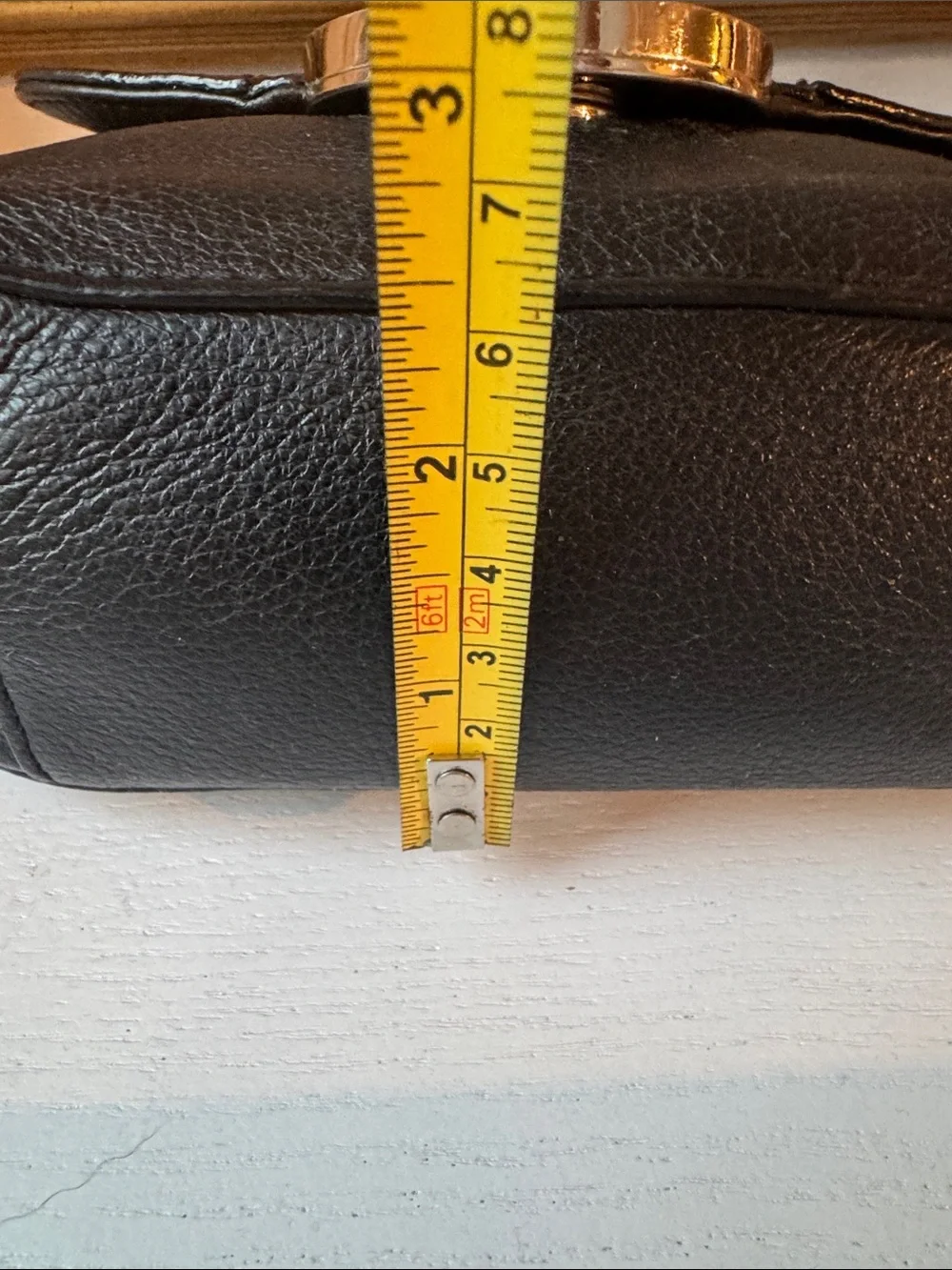 Michael Kors Black Leather Crossbody with Silver MK Logo